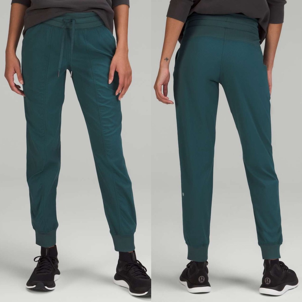 Lululemon Dance Studio Mid-Rise Jogger, Green Jasper Sz 16
